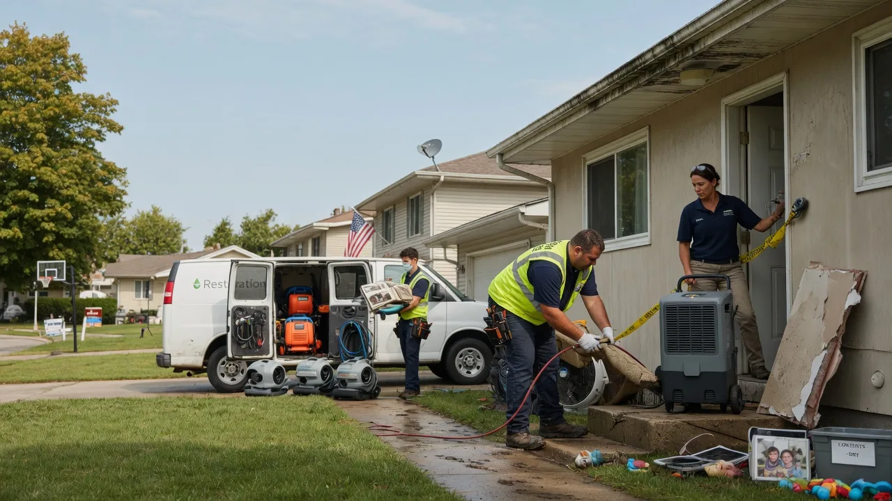 Water Damage Restoration in Saratoga, IN near me